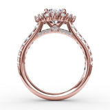 18Kt Rose Gold Bridal Engagement Rings