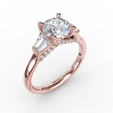 18Kt Rose Gold Bridal Engagement Rings