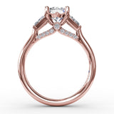 18Kt Rose Gold Bridal Engagement Rings