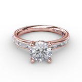 18Kt Rose Gold Bridal Engagement Rings