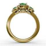 14Kt Yellow Gold Color Fashion Fashion Rings