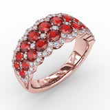 14Kt Rose Gold Color Fashion Fashion Rings