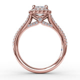 18Kt Rose Gold Bridal Engagement Rings
