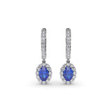 14Kt White Gold Color Fashion Earrings