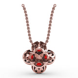 14Kt Rose Gold  Color Fashion Pendants