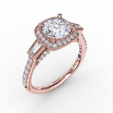 18Kt Rose Gold Bridal Engagement Rings