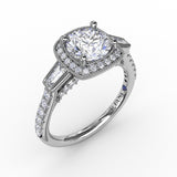 18Kt White Gold Bridal Engagement Rings