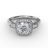 18Kt White Gold Bridal Engagement Rings