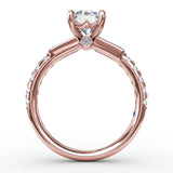 18Kt Rose Gold Bridal Engagement Rings