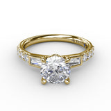 18Kt Yellow Gold Bridal Engagement Rings