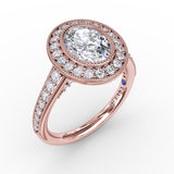 18Kt Rose Gold Bridal Engagement Rings