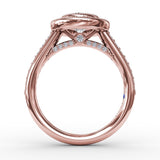 18Kt Rose Gold Bridal Engagement Rings