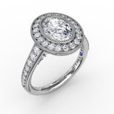 18Kt White Gold Bridal Engagement Rings