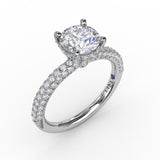 18Kt White Gold Bridal Engagement Rings