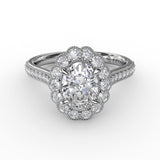 18Kt White Gold Bridal Engagement Rings