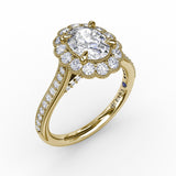 18Kt Yellow Gold Bridal Engagement Rings