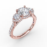 14Kt Rose Gold Bridal Engagement Rings