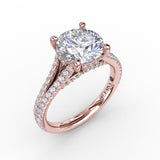 18Kt Rose Gold Bridal Engagement Rings