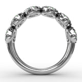 14Kt White Gold Color Fashion Fashion Rings