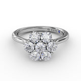 14Kt White Gold Diamond Fashion Rings