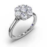 14Kt White Gold Diamond Fashion Rings
