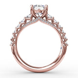 18Kt Rose Gold Bridal Engagement Rings