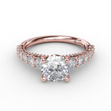 18Kt Rose Gold Bridal Engagement Rings