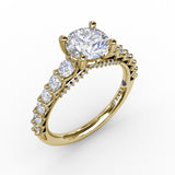 18Kt Yellow Gold Bridal Engagement Rings