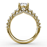 18Kt Yellow Gold Bridal Engagement Rings