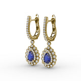 14Kt Yellow Gold Color Fashion Earrings