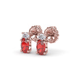 14Kt Rose Gold Color Fashion Earrings