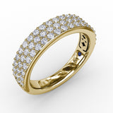 14Kt Yellow Gold Diamond Fashion Bands