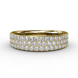 14Kt Yellow Gold Diamond Fashion Bands