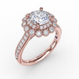 18Kt Rose Gold Bridal Engagement Rings