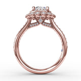 18Kt Rose Gold Bridal Engagement Rings