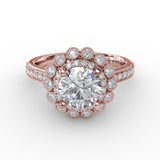 18Kt Rose Gold Bridal Engagement Rings