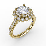 18Kt Yellow Gold Bridal Engagement Rings