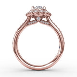 18Kt Rose Gold Bridal Engagement Rings