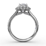 18Kt White Gold Bridal Engagement Rings