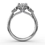 18Kt White Gold Bridal Engagement Rings