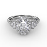 18Kt White Gold Bridal Engagement Rings