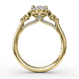 18Kt Yellow Gold Bridal Engagement Rings