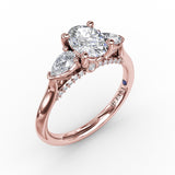 14Kt Rose Gold Bridal Engagement Rings