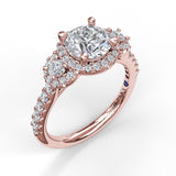 18Kt Rose Gold Bridal Engagement Rings