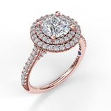 18Kt Rose Gold Bridal Engagement Rings