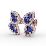 14Kt Rose Gold Color Fashion Earrings