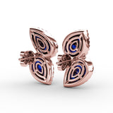 14Kt Rose Gold Color Fashion Earrings