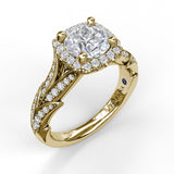 18Kt Yellow Gold Bridal Engagement Rings