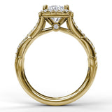 18Kt Yellow Gold Bridal Engagement Rings