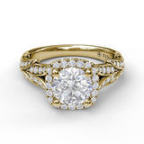 18Kt Yellow Gold Bridal Engagement Rings